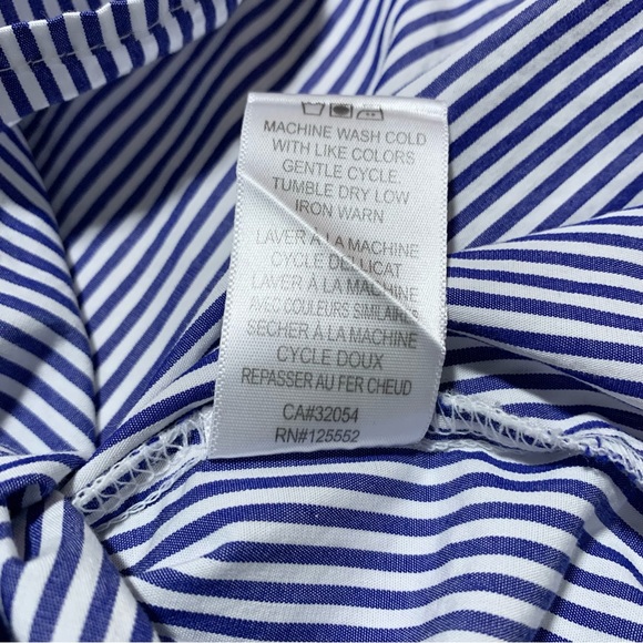 Guest Editor Anthropologie | Women | Off Shoulder Pinstriped Top | Medium - Picture 11 of 15